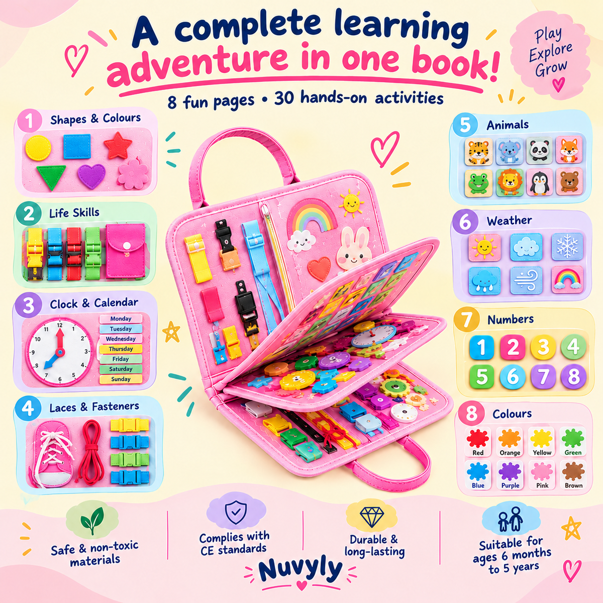 The Nuvyly Montessori Activity Book